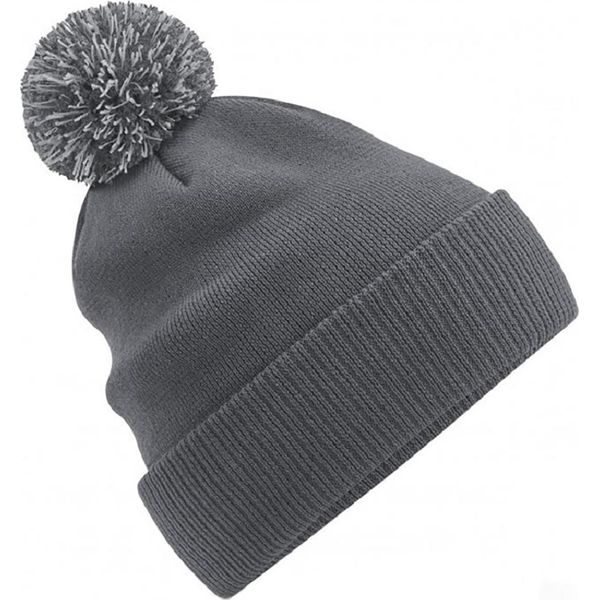 Beechfield - Cappellino In Materiale Riciclato PC4699 (Taglia Unica) (Grigio Grafite/Grigio Chiaro)-image