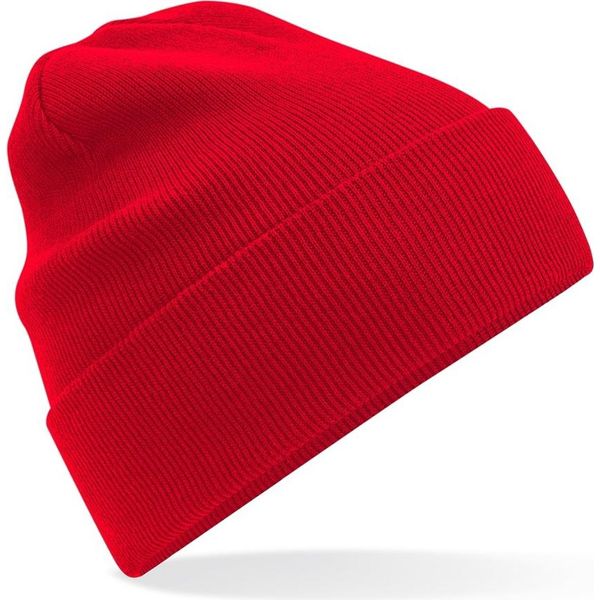 Beechfield - Berretto "Original"" Con Polsino PC4625 (Taglia Unica) (Rosso)"-image