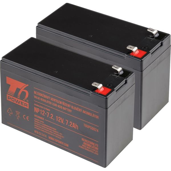Set Di Batterie T6 Power Per Apc Smart-Ups SU700X93, Vrla, 12 V-image