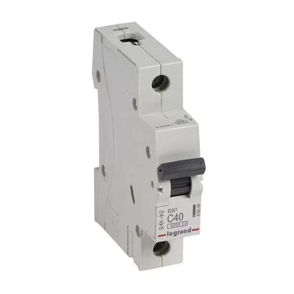 Interruttore Automatico Legrand RX3 Caratteristica C, 40A, Unipolare, 6Ka, 230/400VAC, 1TE 419206-image