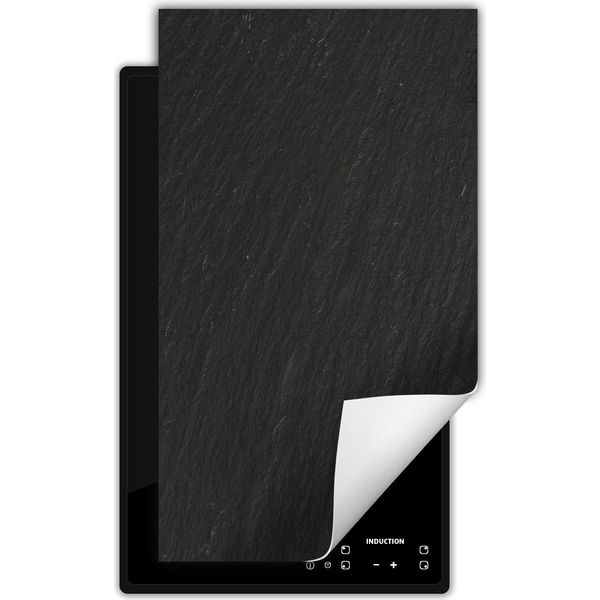 Darhaus Piastra Di Copertura Per Stufa 1 Pezzo 30X52 Cm Tappetino Antiscivolo Roll-Up, Ardesia - Basilico-image