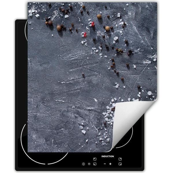 Darhaus Piastra Di Copertura Per Stufe 45X52 Cm Tappetino Antiscivolo Roll-Up, Ardesia-image