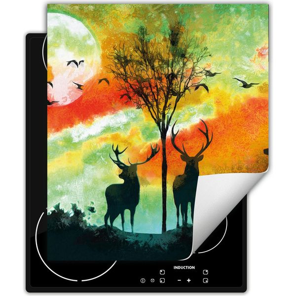 Darhaus Piastra Di Copertura Per Stufe 45X52 Cm Tappetino Antiscivolo Roll-Up, Colorato - Hirsh-image