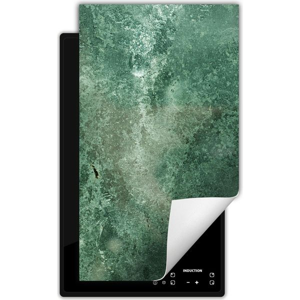 Darhaus Piastra Di Copertura Per Stufa 1 Pezzo 30X52 Cm Tappetino Antiscivolo Roll-Up, Verde - Ardesia-image