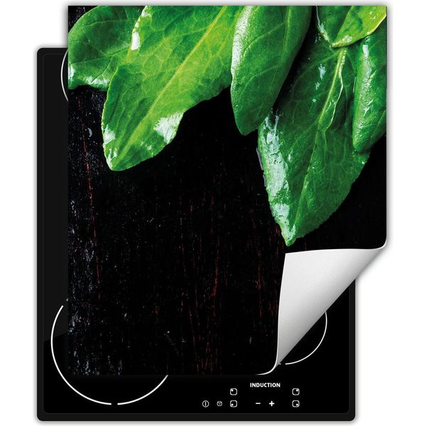 Darhaus Piastra Di Copertura Per Fornelli 45X52 Cm Tappetino Antiscivolo Roll-Up, Nero - Cucina-image