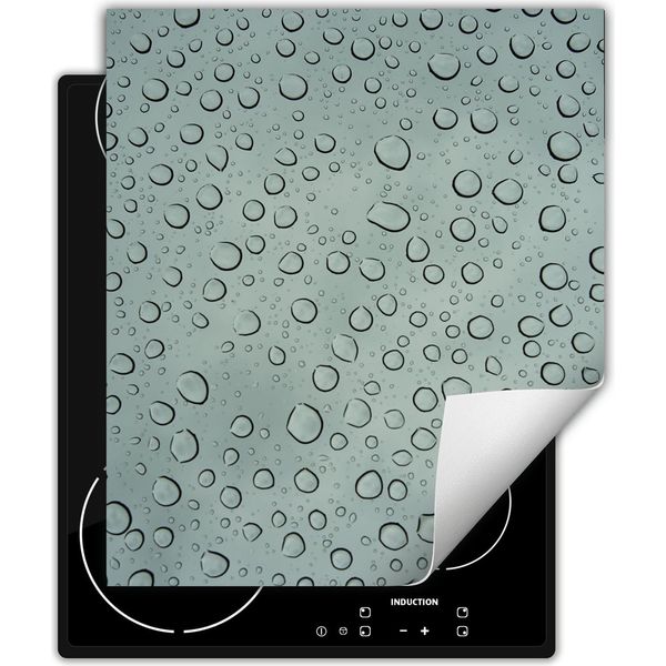 Darhaus Piastra Di Copertura Per Fornelli 45X52 Cm Tappetino Antiscivolo Arrotolabile, Grigio - Gocciolatoio-image