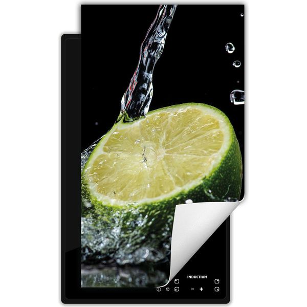 Darhaus Piastra Di Copertura Per Stufa 1 Pezzo 30X52 Cm Tappetino Antiscivolo Roll-Up, Nero - Limmete-image
