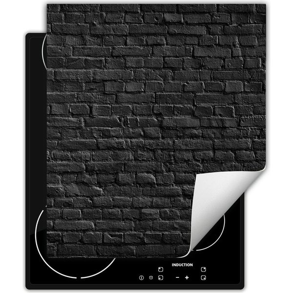 Darhaus Piastra Di Copertura Per Stufe 45X52 Cm Tappetino Antiscivolo Roll-Up, Scuro - Brick-image