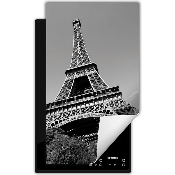 Darhaus Piastra Di Copertura Per Stufa 1 Pezzo 30X52 Cm Tappetino Antiscivolo Roll-Up, Grigio - Paris-image