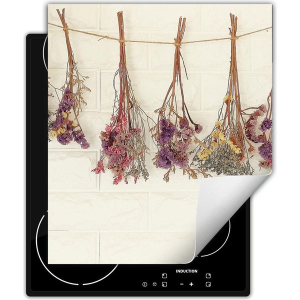 Darhaus Piastra Di Copertura Per Stufe 45X52 Cm Tappetino Antiscivolo Roll-Up, Erbe Aromatiche-image