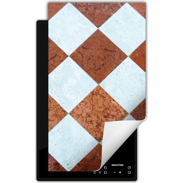 Darhaus Piastra Di Copertura Per Stufa 1 Pezzo 30X52 Cm Tappetino Antiscivolo Roll-Up, Bronzo - Mosaico-image