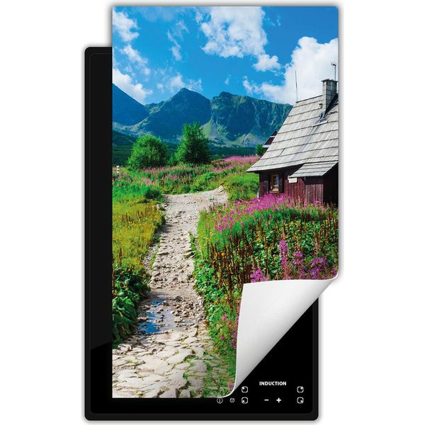 Darhaus Piastra Di Copertura Per Stufa 1 Pezzo 30X52 Cm Tappetino Antiscivolo Roll-Up, Paesaggio - Casa-image