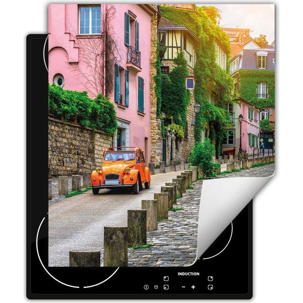 Darhaus Piastra Di Copertura Per Stufe 45X52 Cm Tappetino Antiscivolo Roll-Up, Street - City-image