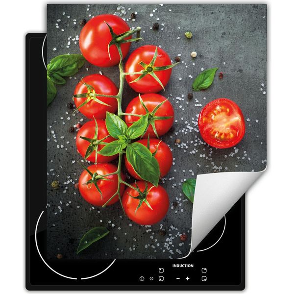Darhaus Piastra Di Copertura Per Stufa 45X52 Cm Tappetino Antiscivolo Roll-Up, Ardesia - Pomodoro-image