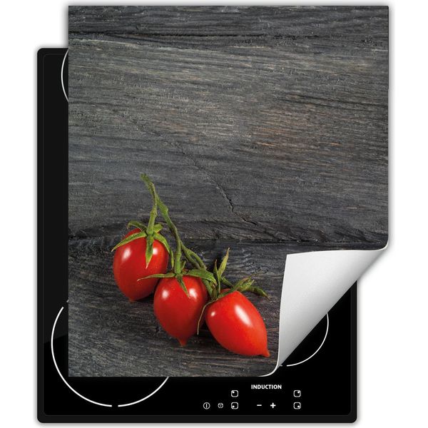 Darhaus Piastra Di Copertura Per Stufa 45X52 Cm Tappetino Antiscivolo Roll-Up, Pomodoro - Legno-image