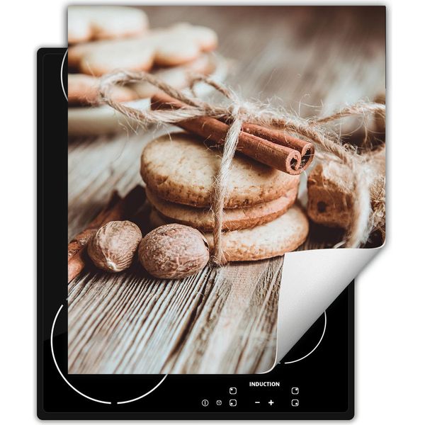 Darhaus Piastra Di Copertura Per Stufe 45X52 Cm Tappetino Antiscivolo Roll-Up, Legno - Spezie-image