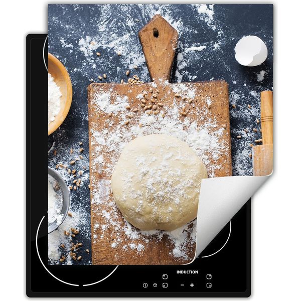 Darhaus Piastra Di Copertura Per Fornelli 45X52 Cm Tappetino Antiscivolo Roll-Up, Pane - Cucina-image