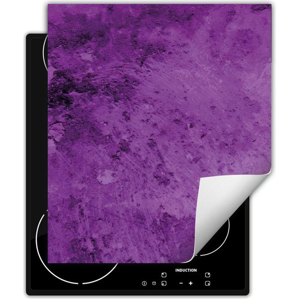 Darhaus Piastra Di Copertura Per Stufe 45X52 Cm Tappetino Antiscivolo Roll-Up, Ardesia - Viola-image