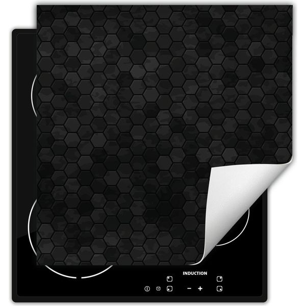 Darhaus Piastra Di Copertura Per Stufe 60X52 Cm Tappetino Antiscivolo Roll-Up, Grigio Scuro - Brick-image