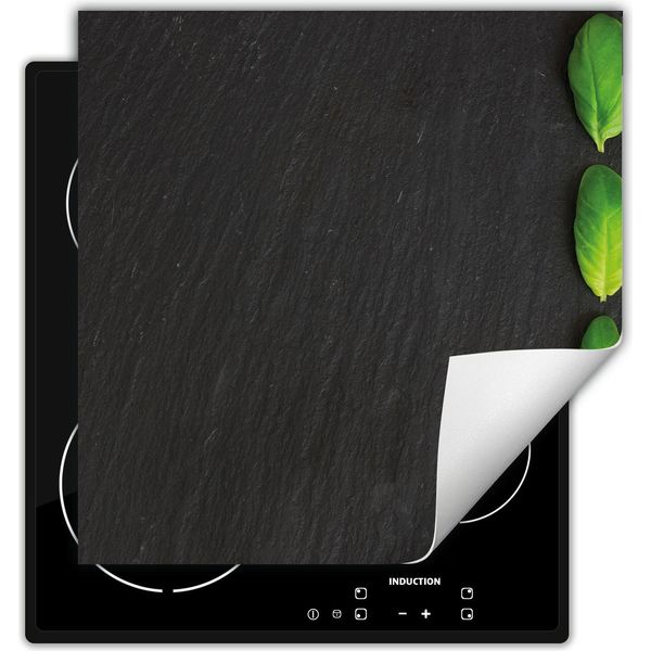 Darhaus Piastra Di Copertura Per Stufe 60X52 Cm Tappetino Antiscivolo Roll-Up, Ardesia - Basilico-image