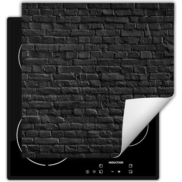 Darhaus Piastra Di Copertura Per Stufe 60X52 Cm Tappetino Antiscivolo Roll-Up, Scuro - Brick-image
