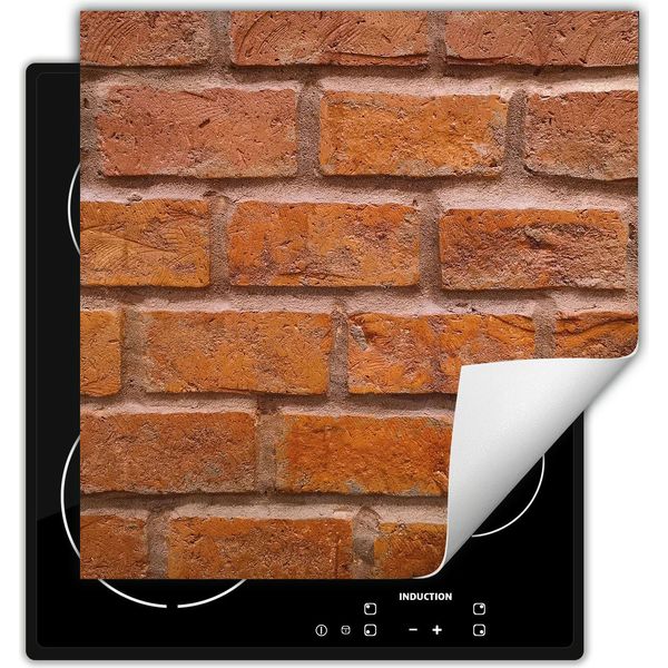 Darhaus Piastra Di Copertura Per Stufe 60X52 Cm Tappetino Antiscivolo Roll-Up, Mattone-image