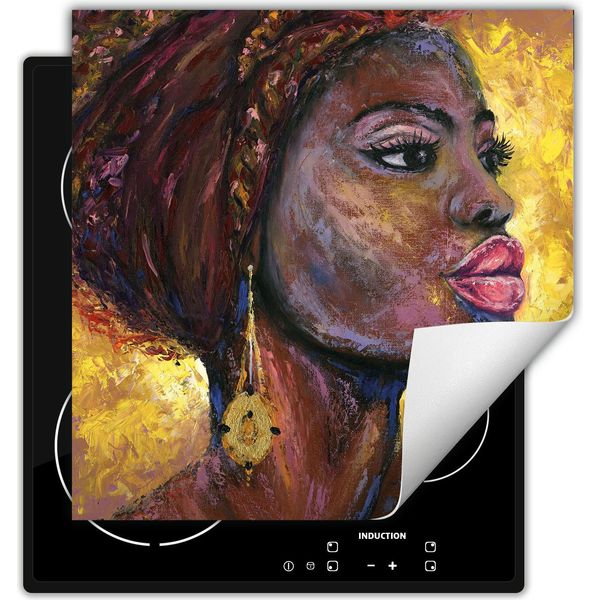 Darhaus Piastra Di Copertura Per Fornelli 50X52 Cm Tappetino Antiscivolo Arrotolabile, Foto - Donna-image