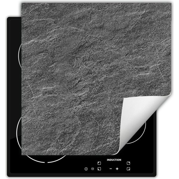 Darhaus Piastra Di Copertura Per Stufe 60X52 Cm Tappetino Antiscivolo Roll-Up, Grigio - Ardesia-image