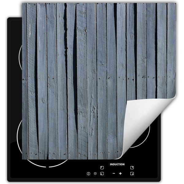 Darhaus Piastra Di Copertura Per Fornelli 50X52 Cm Tappetino Antiscivolo Arrotolabile, Grigio - Legno-image