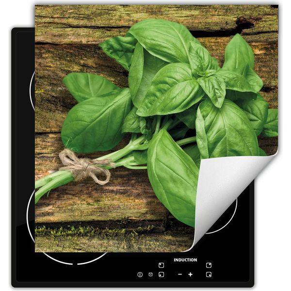 Darhaus Piastra Di Copertura Per Stufe 60X52 Cm Tappetino Antiscivolo Roll-Up, Legno - Basilico-image