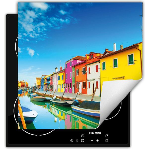 Darhaus Piastra Di Copertura Per Stufe 60X52 Cm Tappetino Antiscivolo Roll-Up, Colorato - City-image