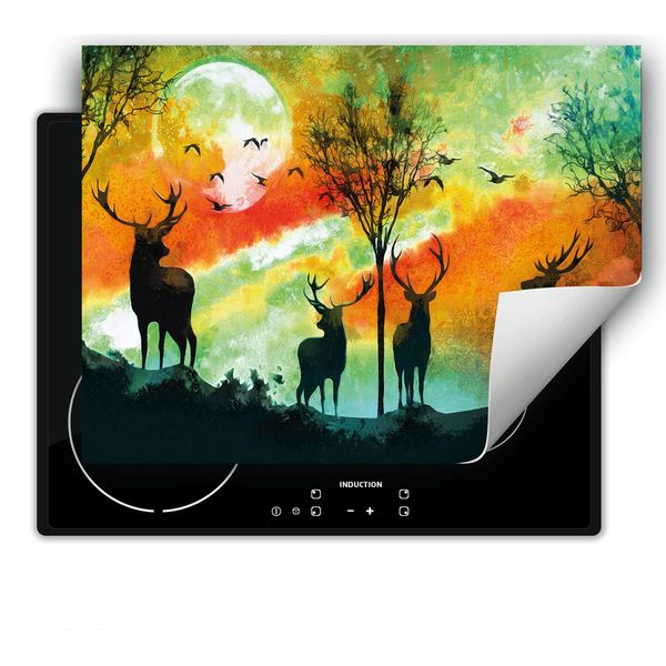 Darhaus Piastra Di Copertura Per Stufe 80X52 Cm Tappetino Antiscivolo Roll-Up, Colorato - Hirsh-image