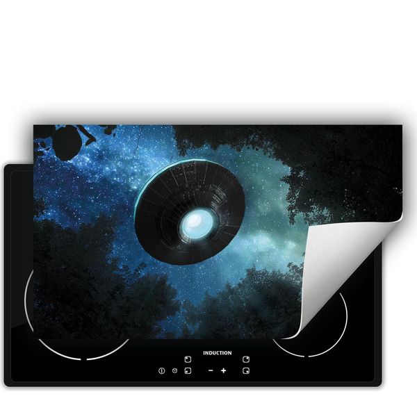 Darhaus Piastra Di Copertura Per Stufe 90X52 Cm Tappetino Antiscivolo Roll-Up, Ufo-image