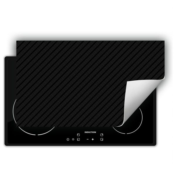 Darhaus Piastra Di Copertura Per Stufe 90X52 Cm Tappetino Antiscivolo Roll-Up, Grigio Scuro - Modello-image
