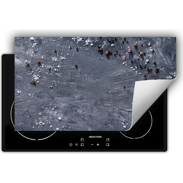 Darhaus Piastra Di Copertura Per Stufe 90X52 Cm Tappetino Antiscivolo Roll-Up, Ardesia-image