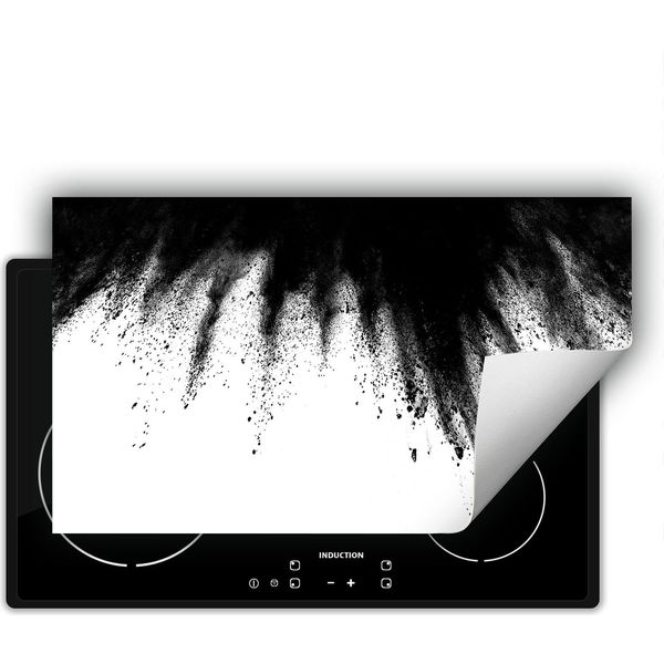 Darhaus Piastra Di Copertura Per Stufa 90X52 Cm Tappetino Antiscivolo Roll-Up, Bianco - Esplosione-image