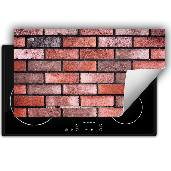 Darhaus Piastra Di Copertura Per Stufe 90X52 Cm Tappetino Antiscivolo Roll-Up, Mattone-image