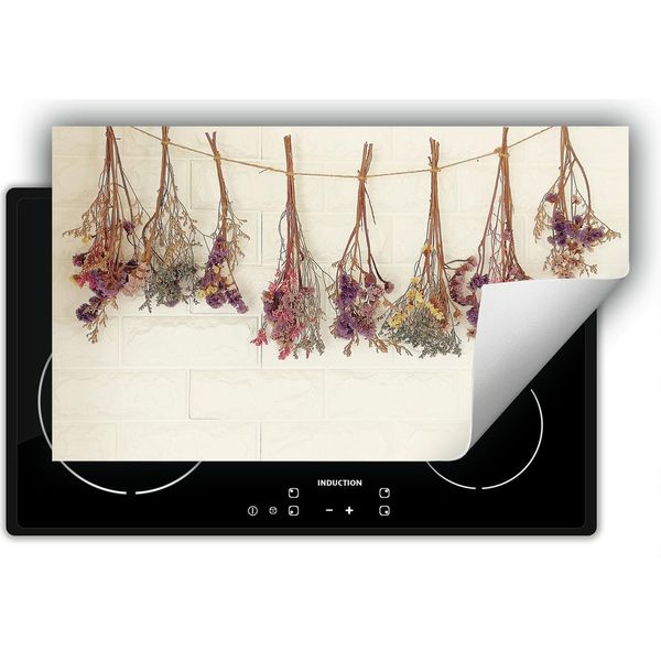 Darhaus Piastra Di Copertura Per Stufe 90X52 Cm Tappetino Antiscivolo Roll-Up, Erbe Aromatiche-image