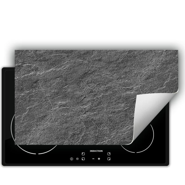 Darhaus Piastra Di Copertura Per Stufe 90X52 Cm Tappetino Antiscivolo Roll-Up, Grigio - Ardesia-image