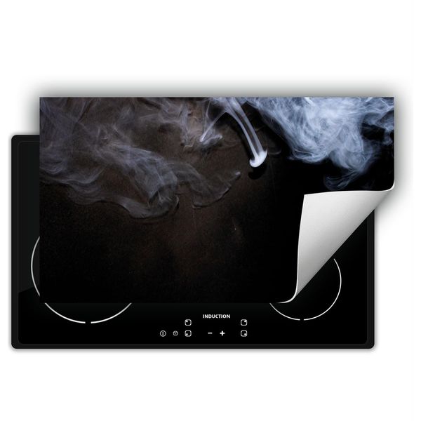 Darhaus Piastra Di Copertura Per Stufa 90X52 Cm Tappetino Antiscivolo Roll-Up, Fumo-image