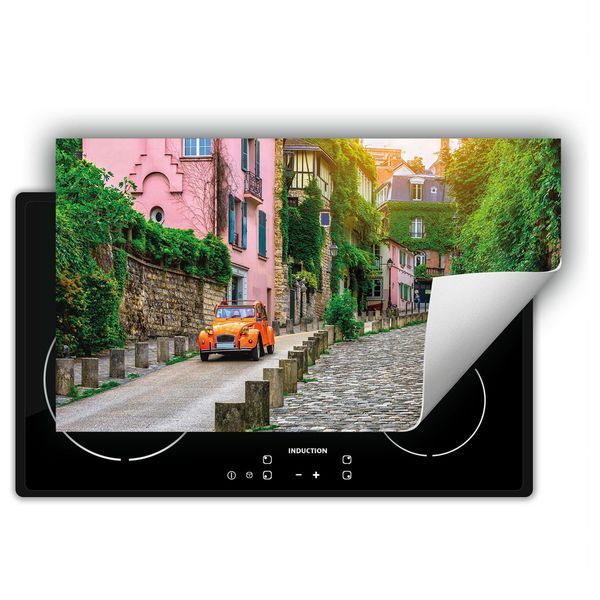 Darhaus Piastra Di Copertura Per Stufe 90X52 Cm Tappetino Antiscivolo Roll-Up, Street - City-image