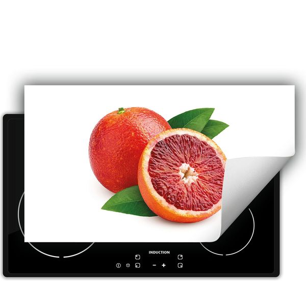 Darhaus Piastra Di Copertura Per Fornelli 90X52 Cm Tappetino Antiscivolo Arrotolabile, Pompelmo-image