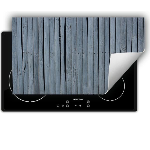 Darhaus Piastra Di Copertura Per Stufe 90X52 Cm Tappetino Antiscivolo Roll-Up, Grigio - Legno-image