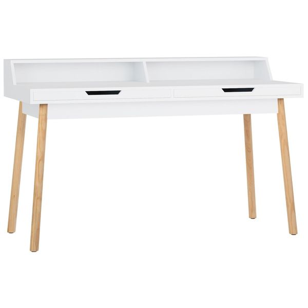 Clp Schreibtisch Eaton I BüRotisch Mit 2 Schubladen Und GroßEr ArbeitsfläChe I Moderner Holztisch-image