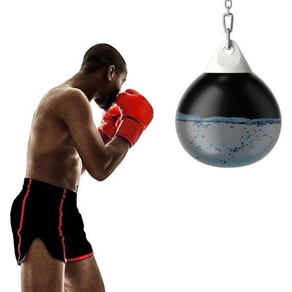Palla Da Boxe Appesa Costway, Sacco Da Boxe Ad Acqua, Sacco Da Boxe Riempibile Con Acqua, Speed Ball, Speed Ball, Palla Da Boxe, Per Palestra, Ufficio, Casa-image