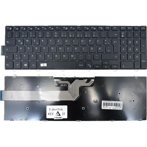 Tedesco - Tastiera Nera Compatibile Per Dell Inspiron 15 5759, 15 7557-image