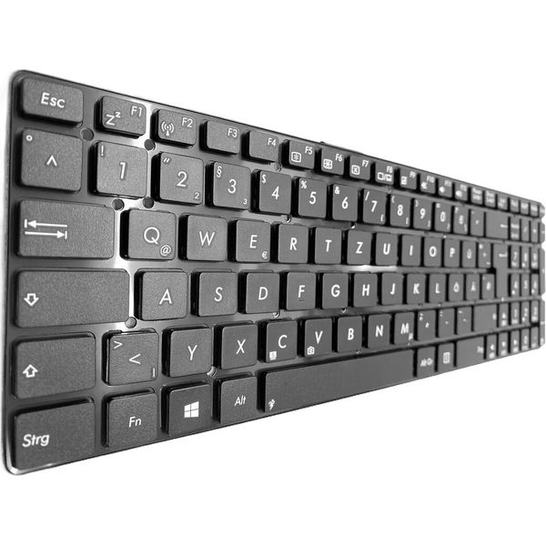 Tedesco - Tastiera Nera Versione 2 Compatibile Per Asus K55, K55A-image
