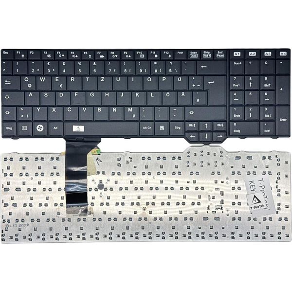 Tedesco - Tastiera Nera Tastiera Compatibile Per Fujitsu Siemens Amilo Xi3650-image