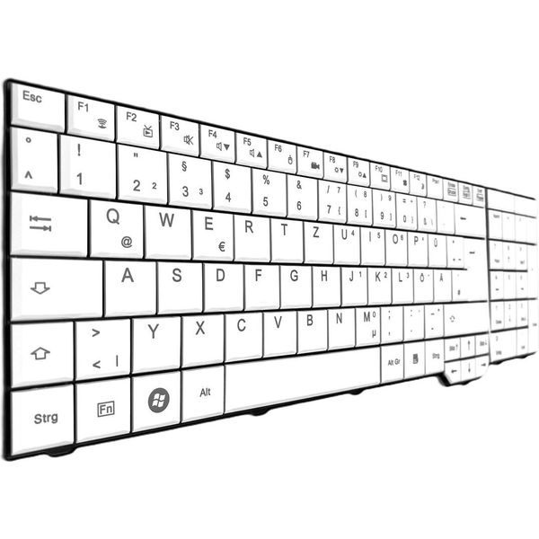 Tedesco - Tastiera Bianca Compatibile Con Fujitsu Siemens Amilo XA3530-image