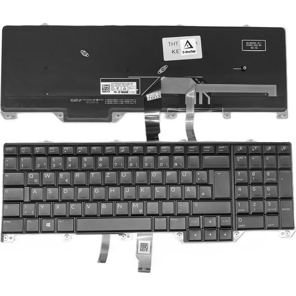 Tastiera Tedesca Tastiera Con Illuminazione Compatibile Per Dell Alienware M17 R4 / M17 R5-image
